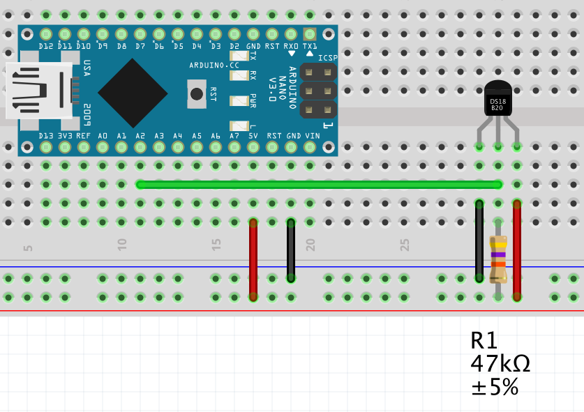 [Part 1]Temperature sensor DS18b20 with Arduino